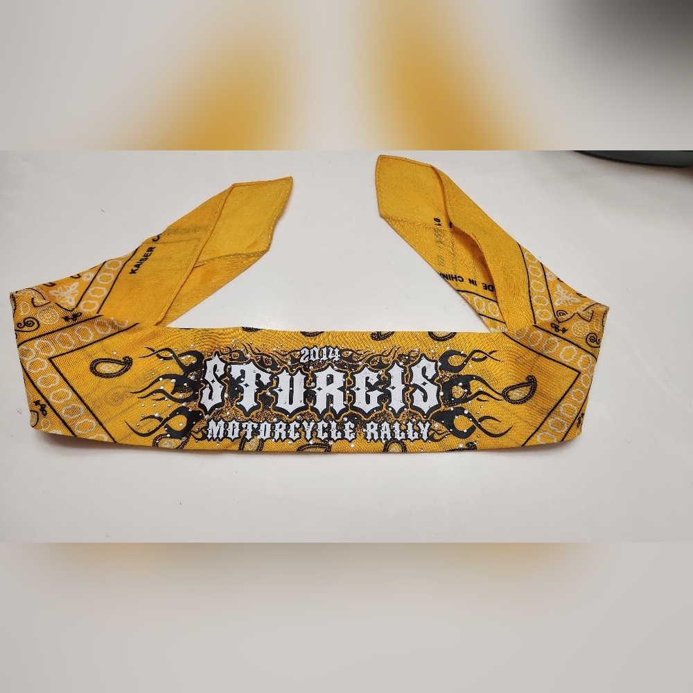 2014 Sturgis Motorcycle Rally bandana/sweatband.